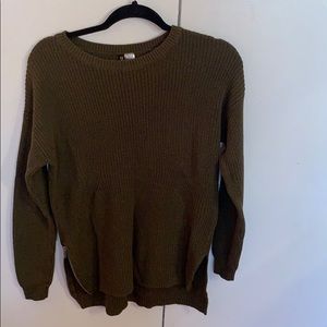 Overzised green sweater!